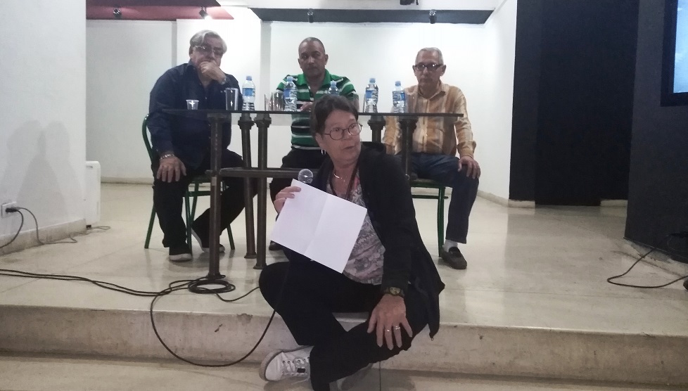 Luciano Castillo, Lázaro Alderete, Antonio Mazón y Sara Vega