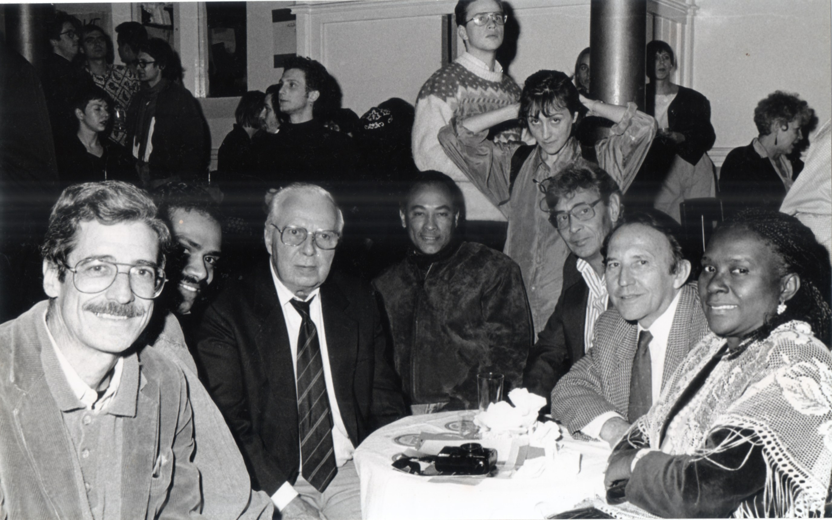 Santiago Álvarez con jóvenes directores