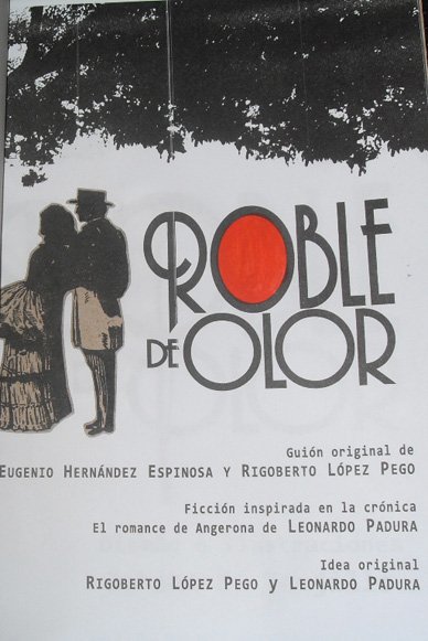 cartel de Roble de olor