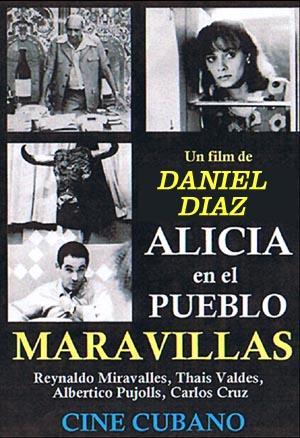 cartel de Alicia en el pueblo de Maravillas