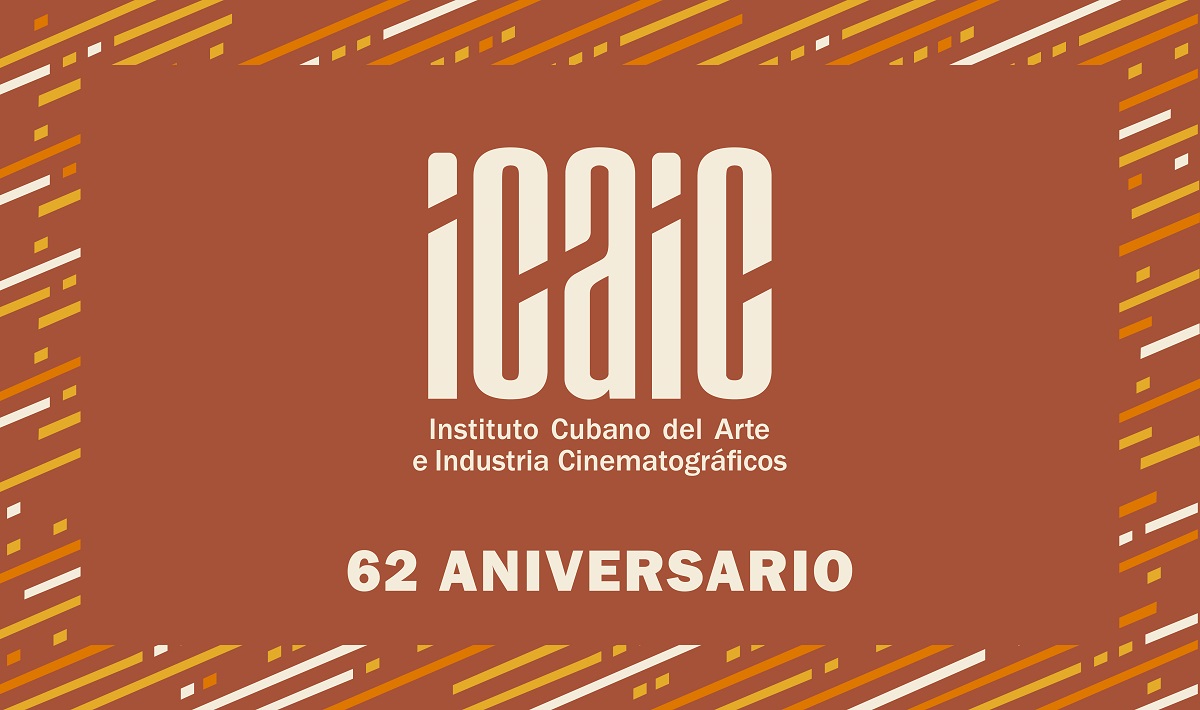 Postal por 62 aniversario del ICAIC