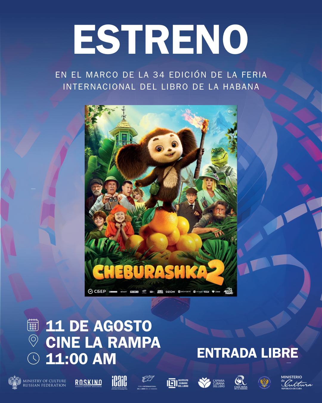 Estreno de Cheburashka 2