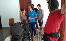 Parte del staff del filme Cagüeiro