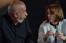 Patricia Ramos y Leonardo Padura